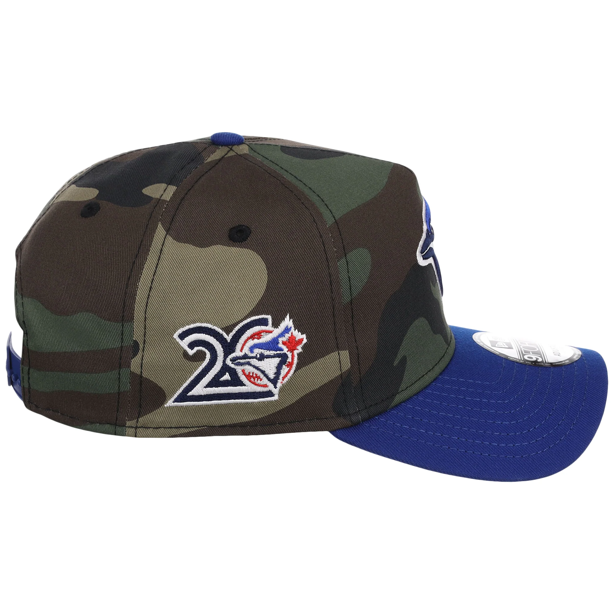 Toronto Blue Jays MLB Woodland Contrast New Era 9FORTY - Image 3