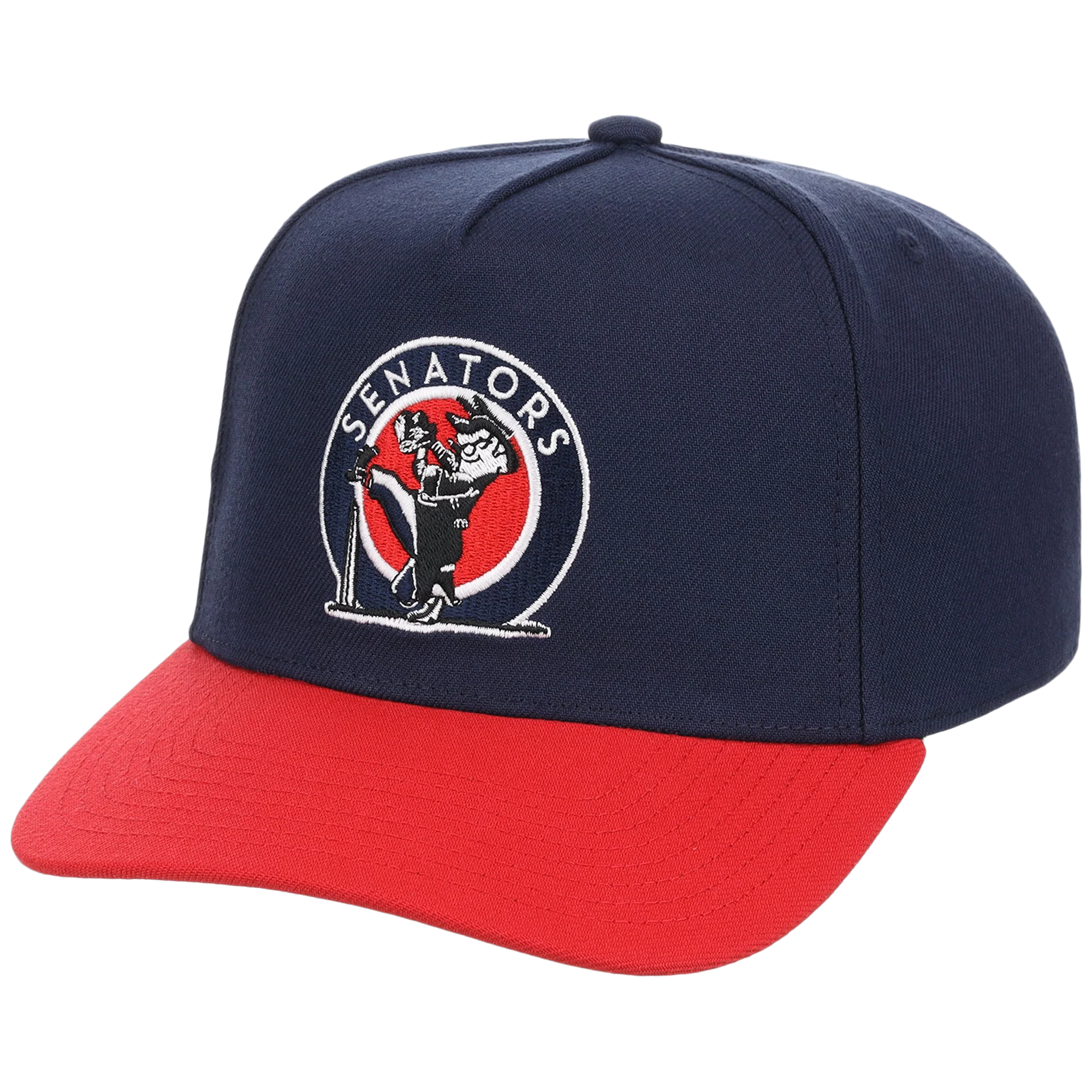 Washington Senators Mitchell & Ness MLB 'Era Flip' Heritage Series Pro Pinch - White/Red - Image 4